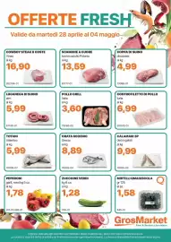 Volantino GrosMarket settimana 18 Pagina 1