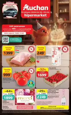 Auchan akciós újság (érvényes eddig: 6-05)