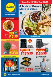 Lidl leaflet week 18 Page 1