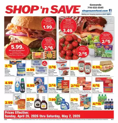 Shop 'n Save weekly ad (valid until 2-05)