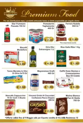 Mercati Alimentari (valido fino al 9-05)