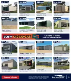 Wide Span Sheds catalogue Page 5