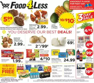 Food 4 Less weekly ad week 18 Page 1