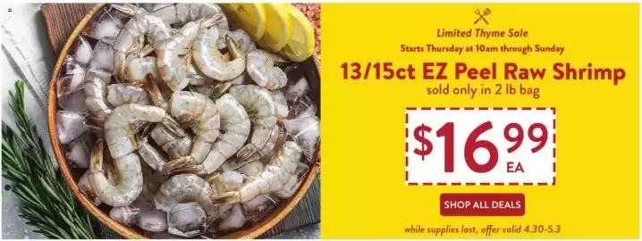 Fresh Thyme weekly ad week 18 Page 1