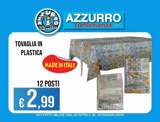 Azzurro Convenienza (valido fino al 10-05)