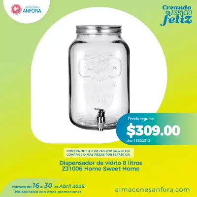 Catálogo Almacenes Anfora (válido hasta 30-04)