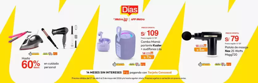 Catálogo Metro semana 18 Página 1