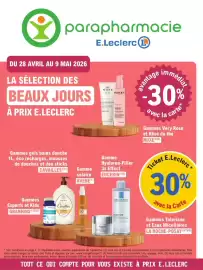 Catalogue E.Leclerc Parapharmacie page 1