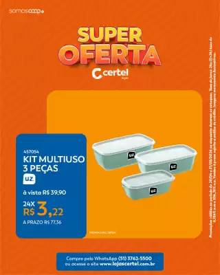 Lojas Certel (válido até 30-04)