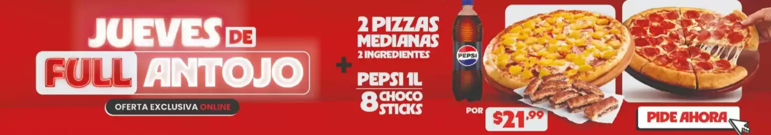 Catálogo Pizza Hut Página 1