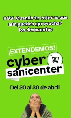 Sanicenter (válido hasta 30-04)