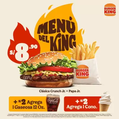 Burger King (válido hasta 31-08)