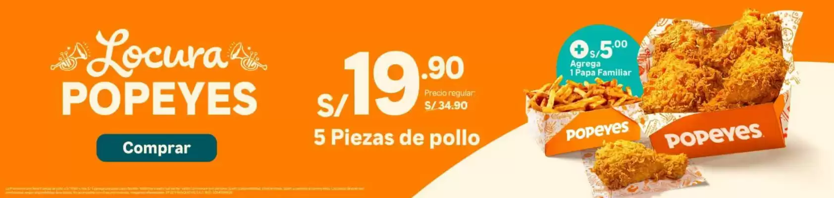 Catálogo Popeyes (válido hasta 30-05)