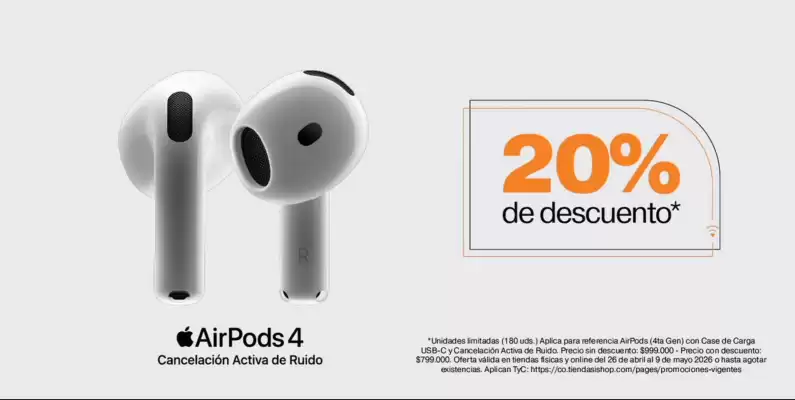 Ishop (válido hasta 9-05)