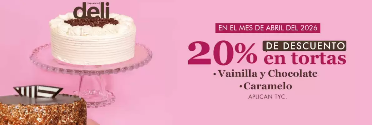 Repostería Deli (válido hasta 30-04)