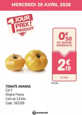 Promocash (valable jusqu'au 29-04)