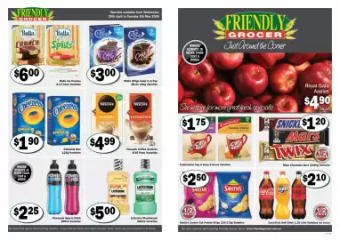 Friendly Grocer catalogue week 18 Page 1
