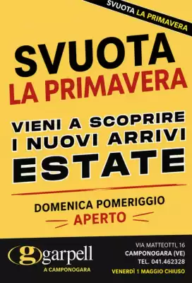 Squero (valido fino al 10-05)