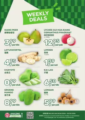 Amazing Oriëntal (geldig t/m 5-05)