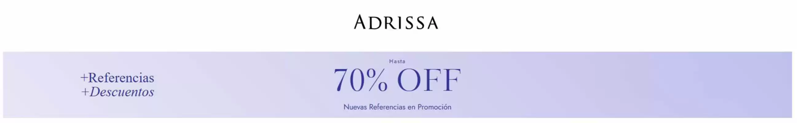 Adrissa (válido hasta 3-05)