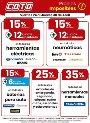 Coto (válido hasta 1-05)