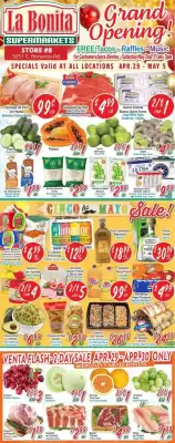 La Bonita Supermarkets weekly ad (valid until 5-05)