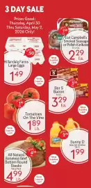 Riesbeck weekly ad Page 1