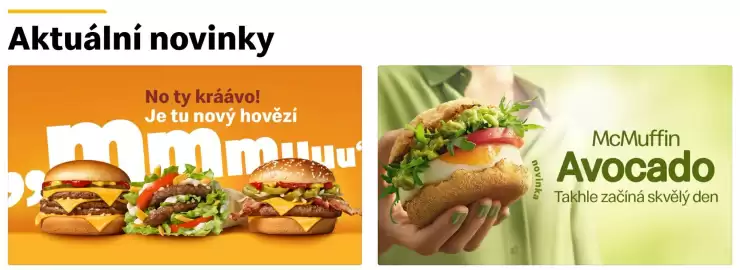 McDonald's leták Strana 1