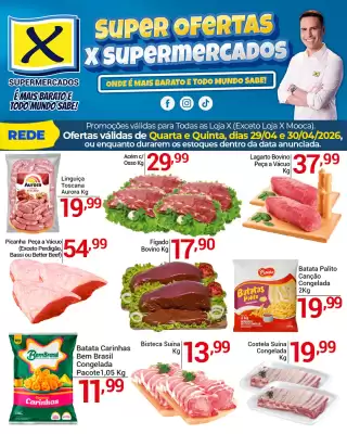 Folheto X Supermercados (válido até 30-04)
