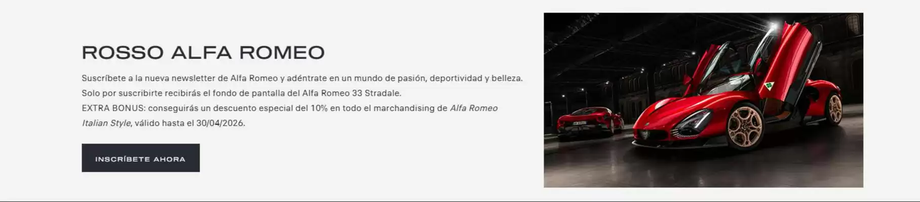 Alfa Romeo (válido hasta el 30-04)