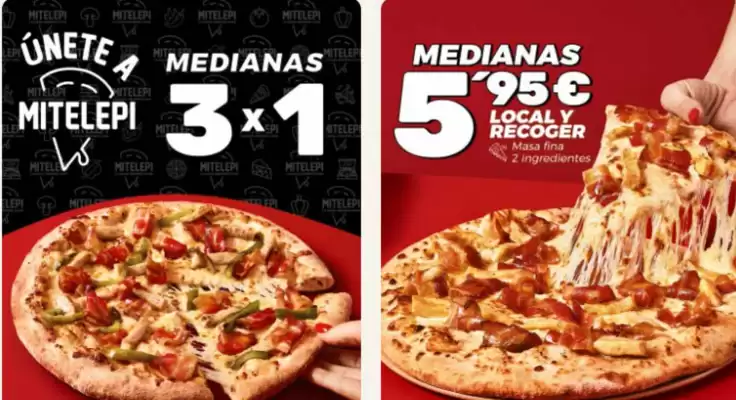 Telepizza (válido hasta el 10-05)