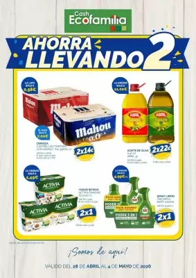 Cash Ecofamilia (válido hasta el 4-05)