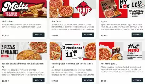 Folleto Pizza Hut Página 1
