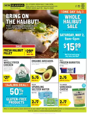 New Seasons Market (valid until 5-05)