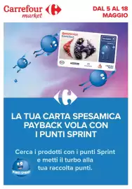 Volantino Carrefour Market | Punti Sprint Payback Pagina 1