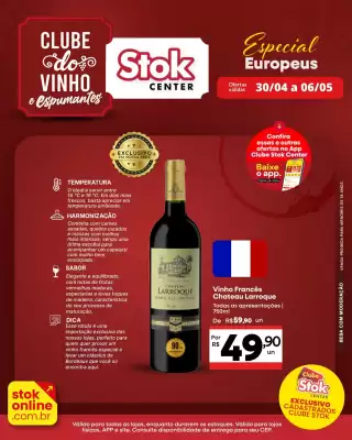 Stok Center (válido até 6-05)