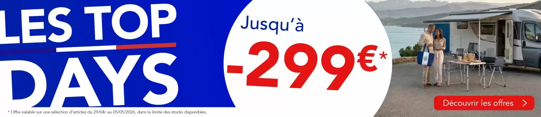 Top Accessoires (valable jusqu'au 5-05)