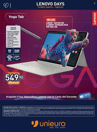 Volantino Unieuro | Speciale Lenovo Pagina 16