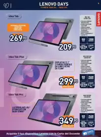 Volantino Unieuro | Speciale Lenovo Pagina 14