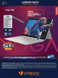 Volantino Unieuro | Speciale Lenovo Pagina 16