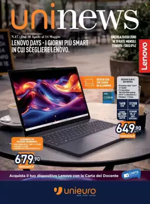 Unieuro | Speciale Lenovo (valido fino al 14-05)