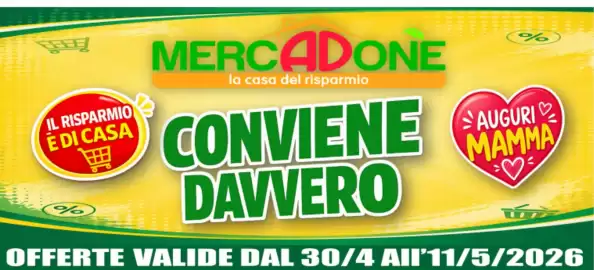 Volantino MercADone Pagina 1