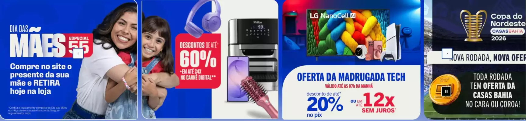 Casas Bahia (válido até 12-05)