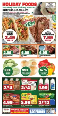 Holiday Foods (valid until 3-05)