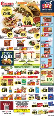 Grants Supermarket weekly ad (valid until 5-05)