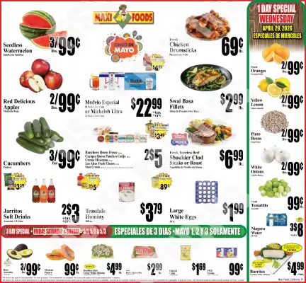 Maxi Foods (valid until 5-05)
