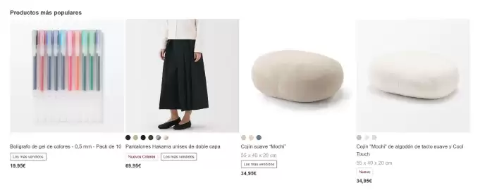 Catálogo Muji Página 1