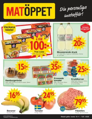 Matöppet (giltig till och med 11-05)