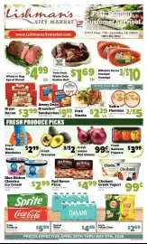 Lishman's City Market weekly ad week 18 Page 1