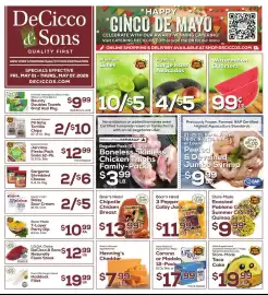 DeCicco & Sons weekly ad week 18 Page 1